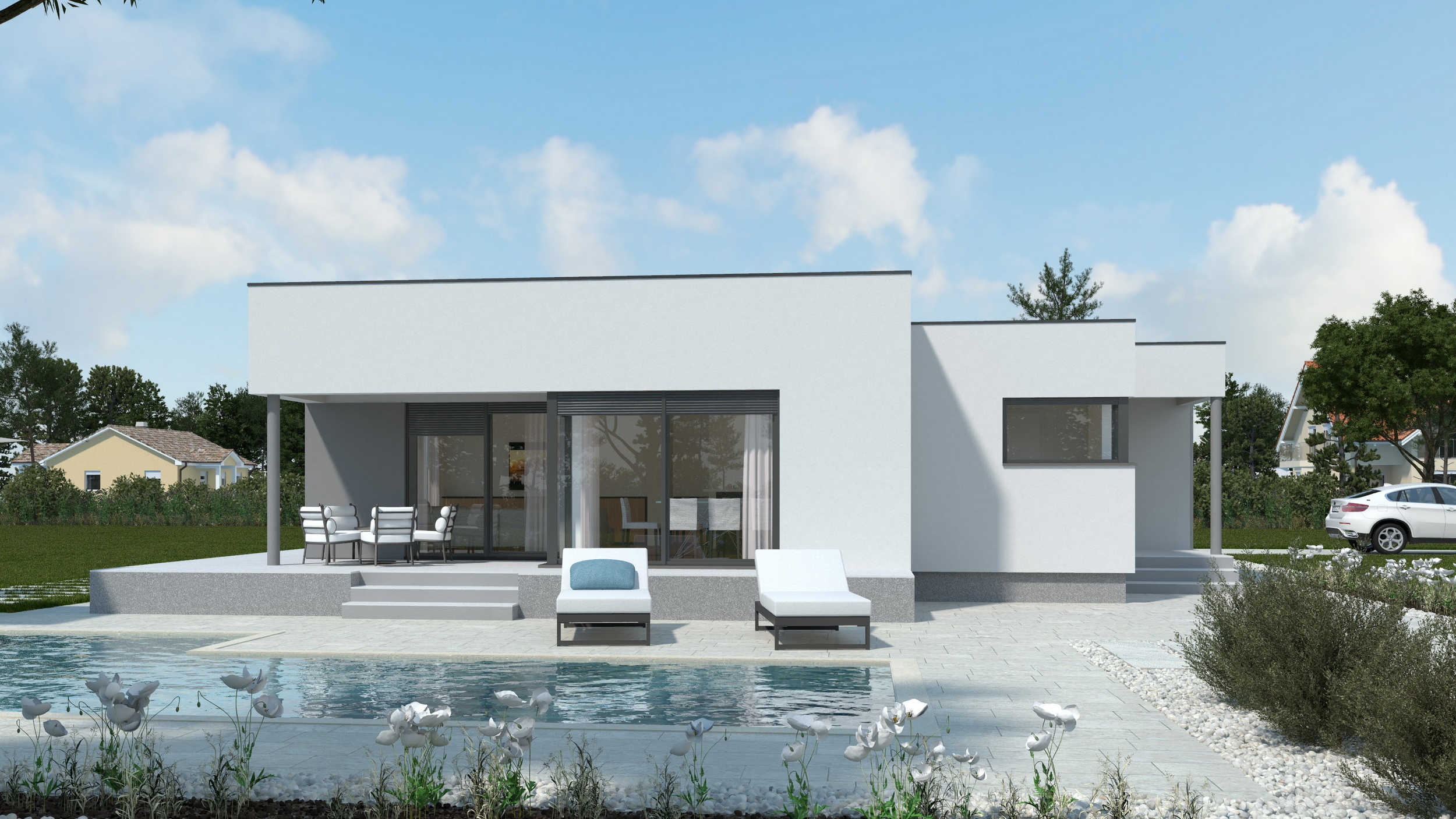 Prefab house Catherine – bungalow, 123 m²