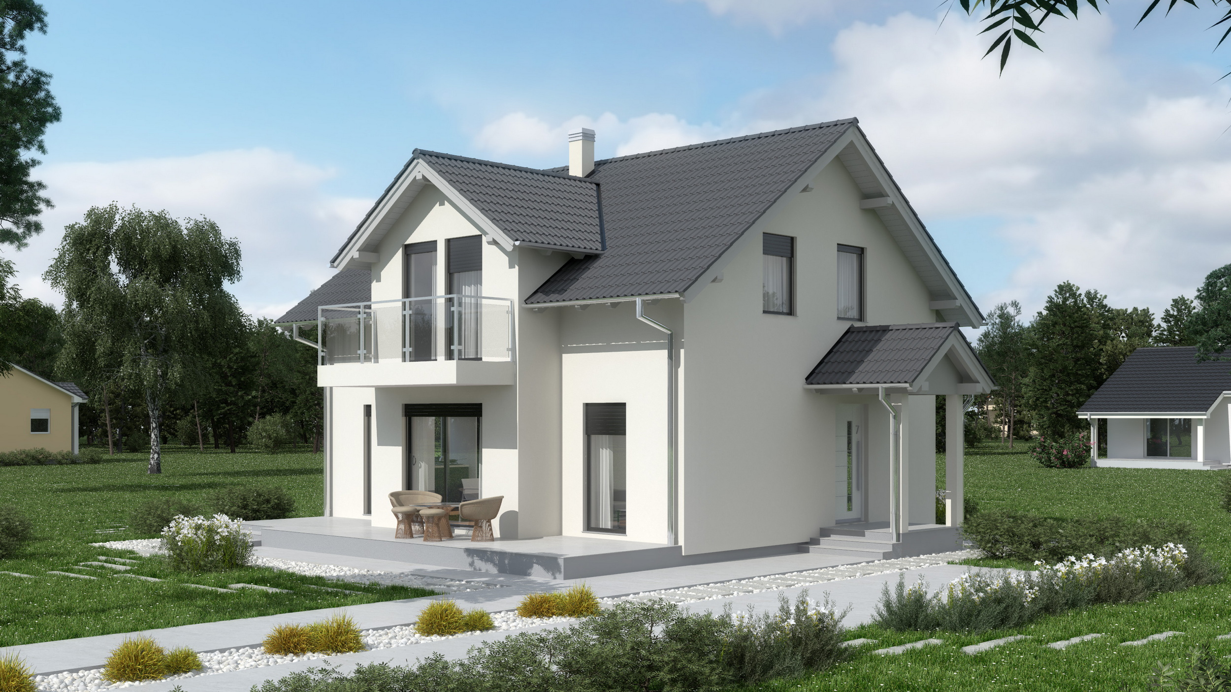 Prefab house Doris – with attic, 135 m²