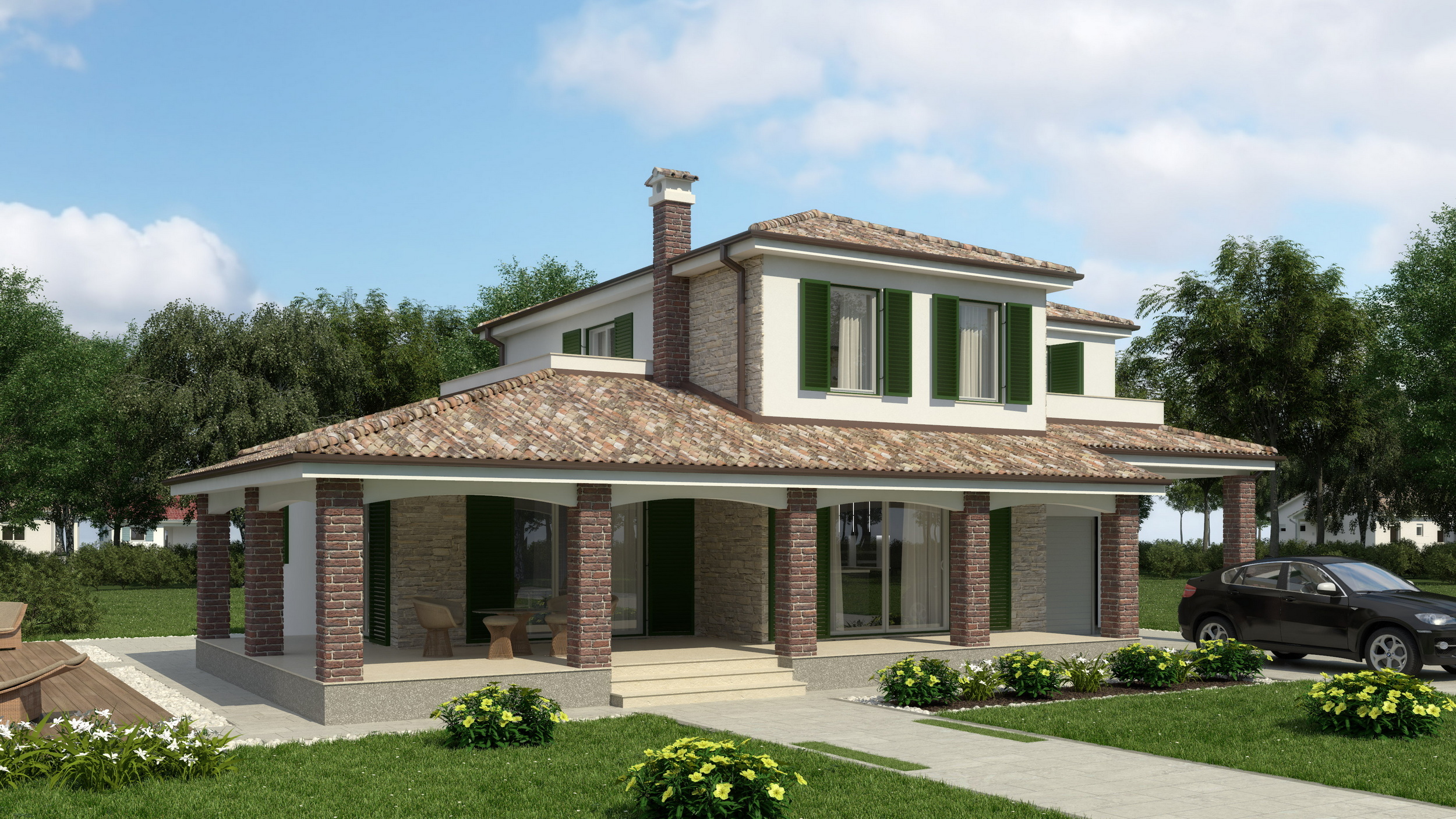 Prefab house Francesca – two-story house, 212 m²