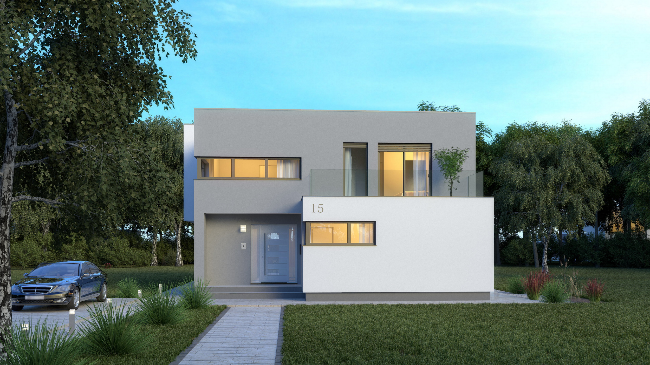 Prefab house Giulietta – two-story house, 197 m²