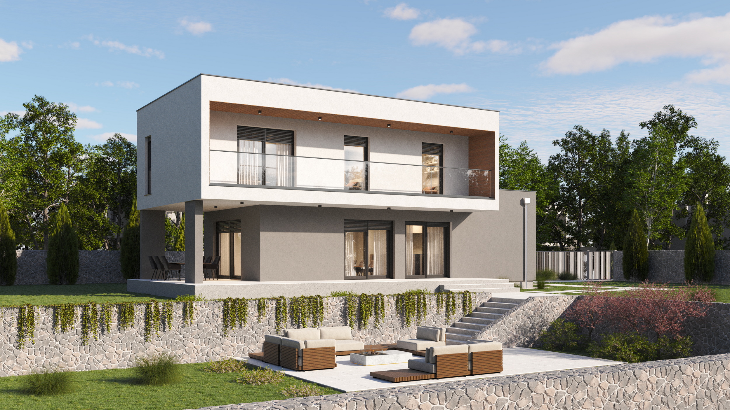 Prefab house Gloria – two-story house, 148 m²