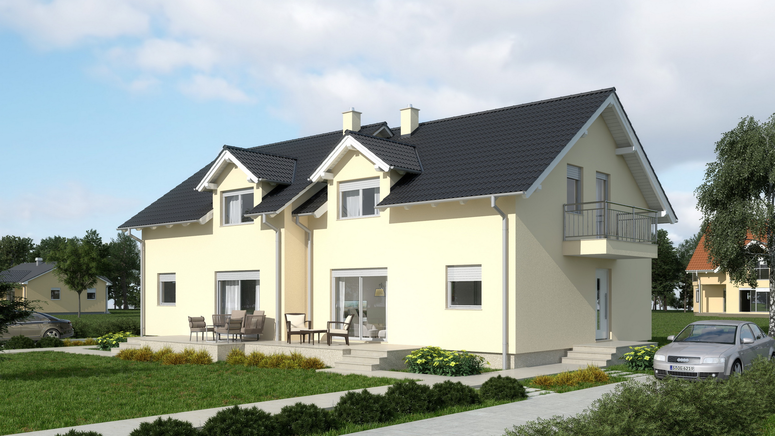 Prefab house Ida – with attic, 234 m²