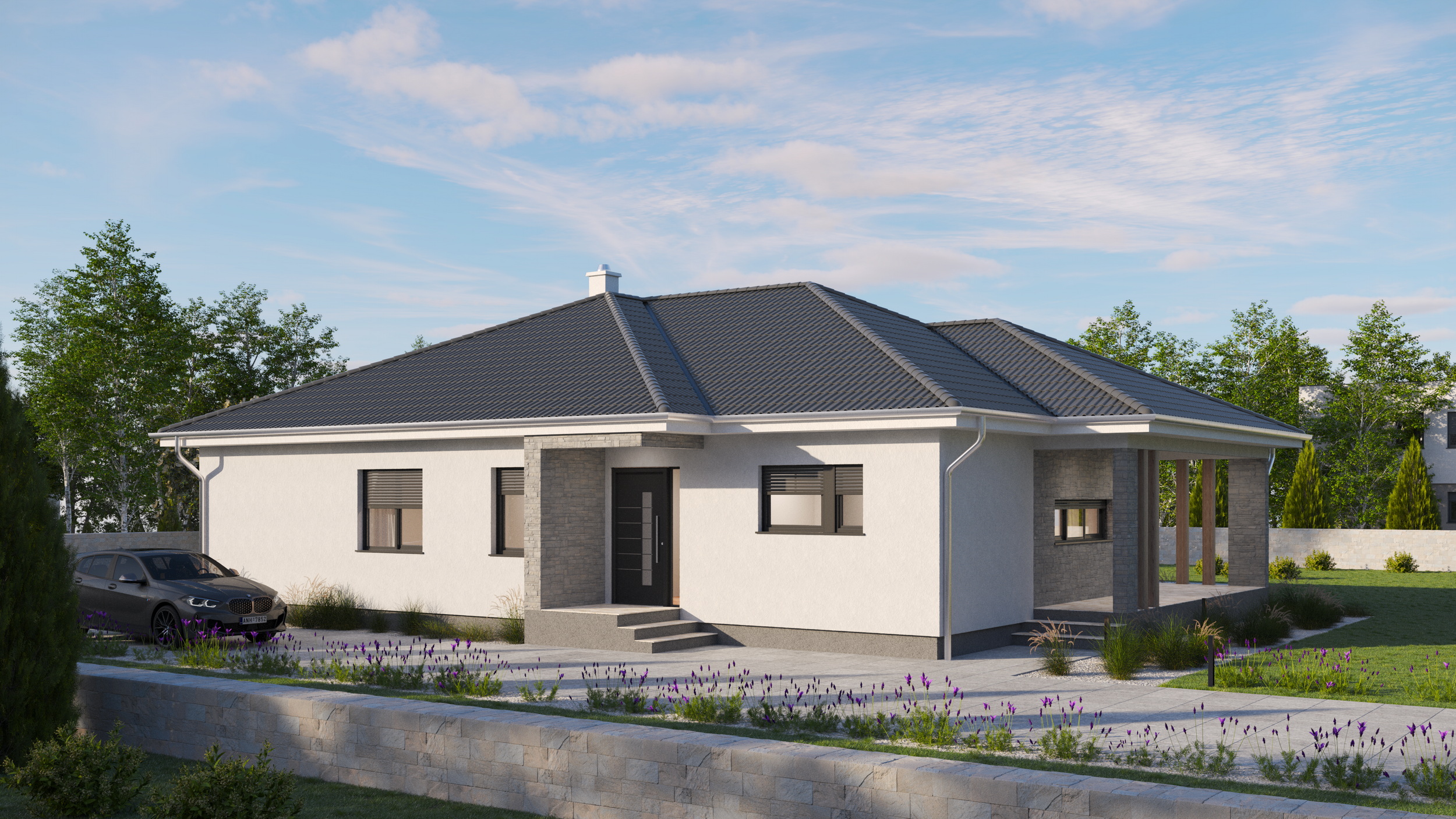 Prefab house Ivy – bungalow, 141 m²