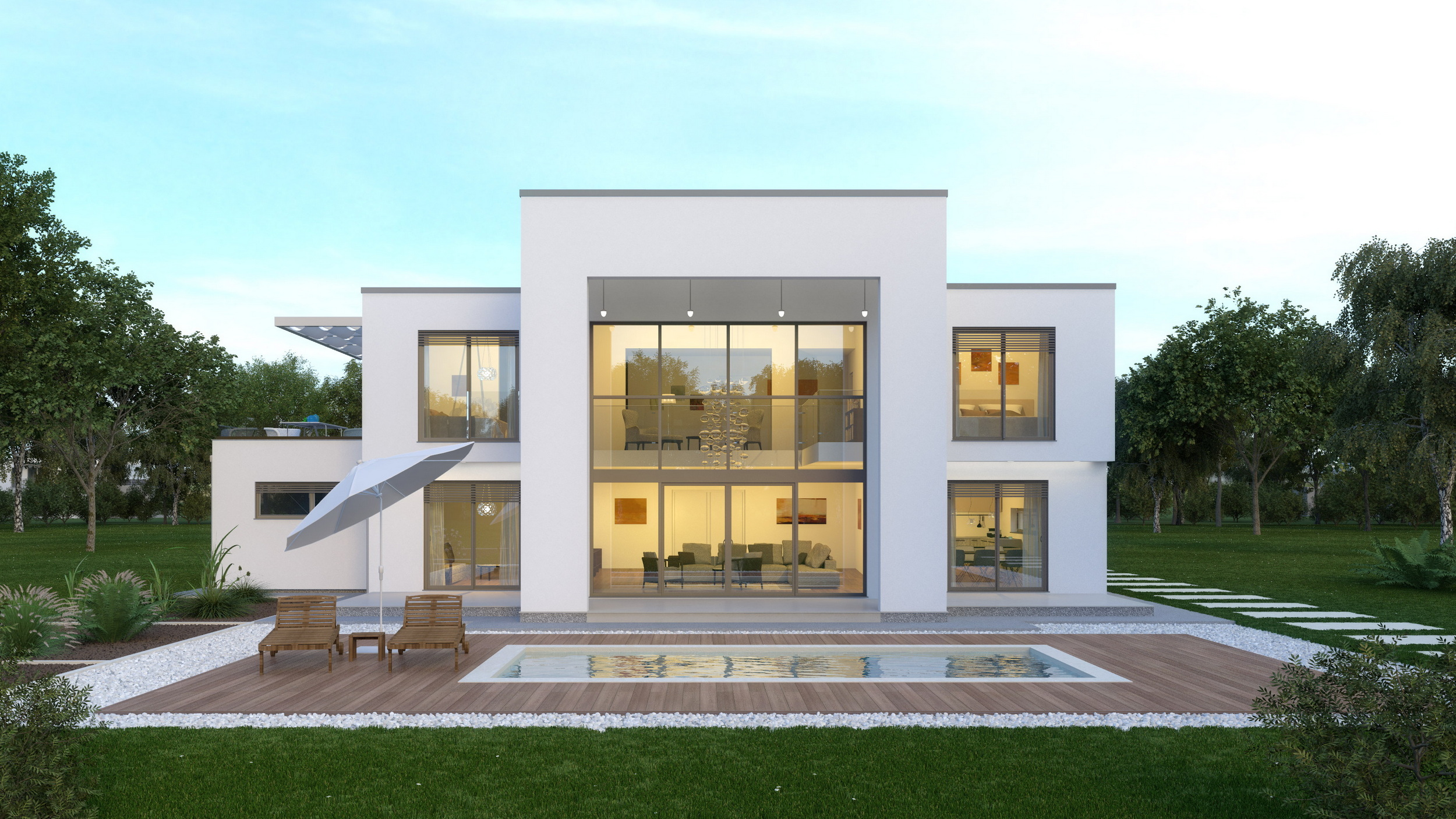 Prefab house Karolina – two-story house, 291 m²