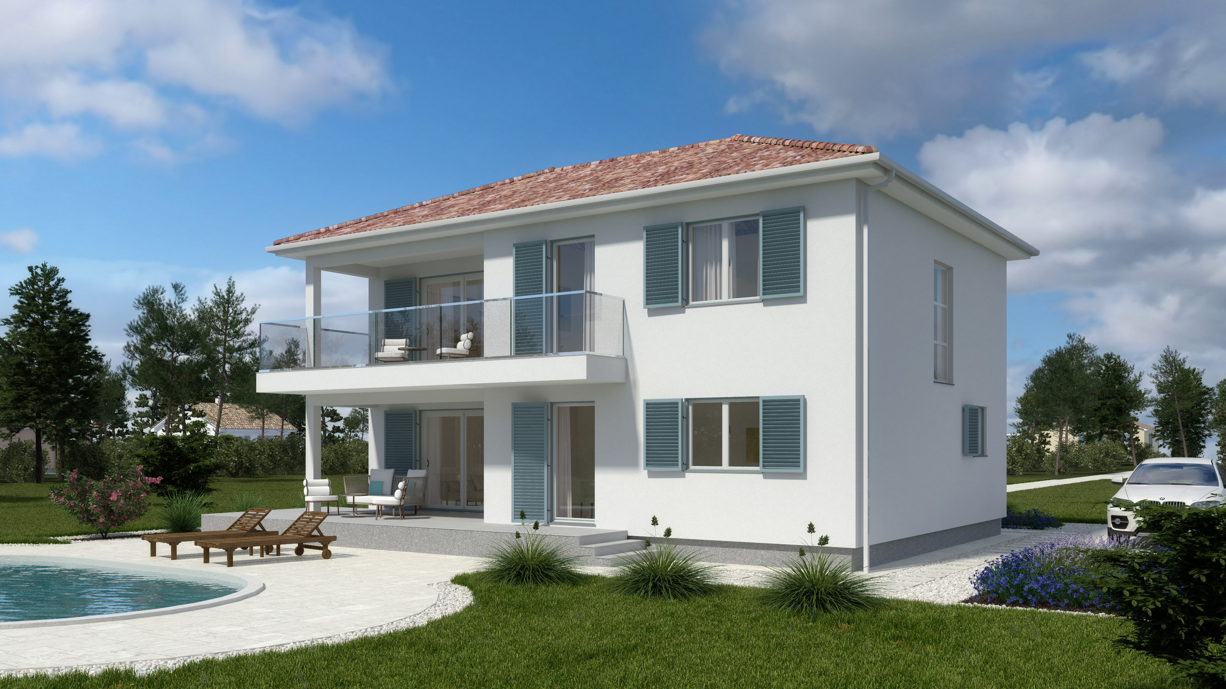 Prefab house Klara – two-story house, 166 m²