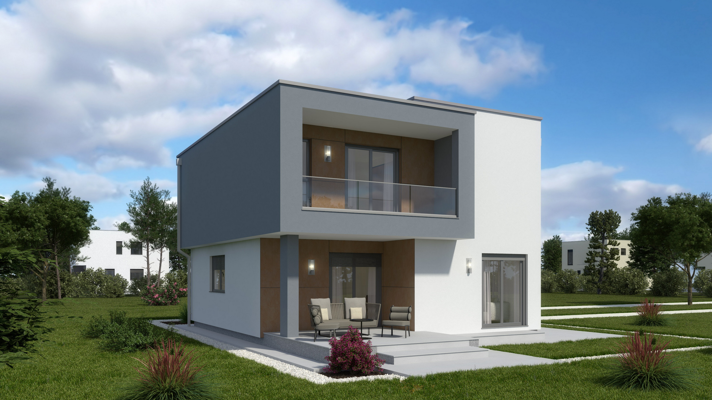 Prefab house Kristina – two-story house, 139 m²