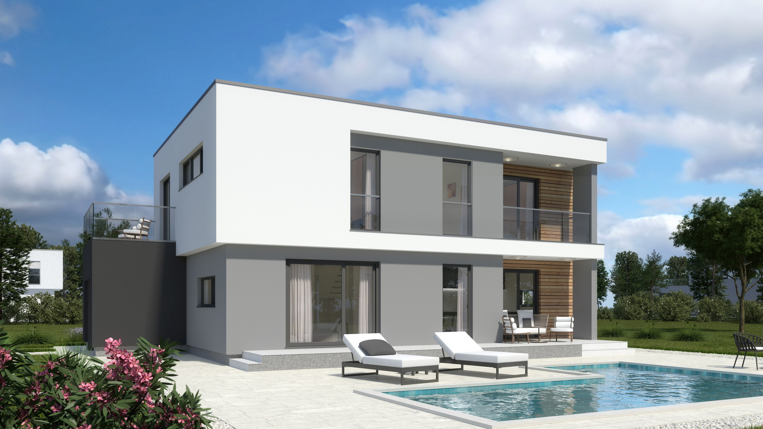Prefab house Ksenija – two-story house, 180 m²