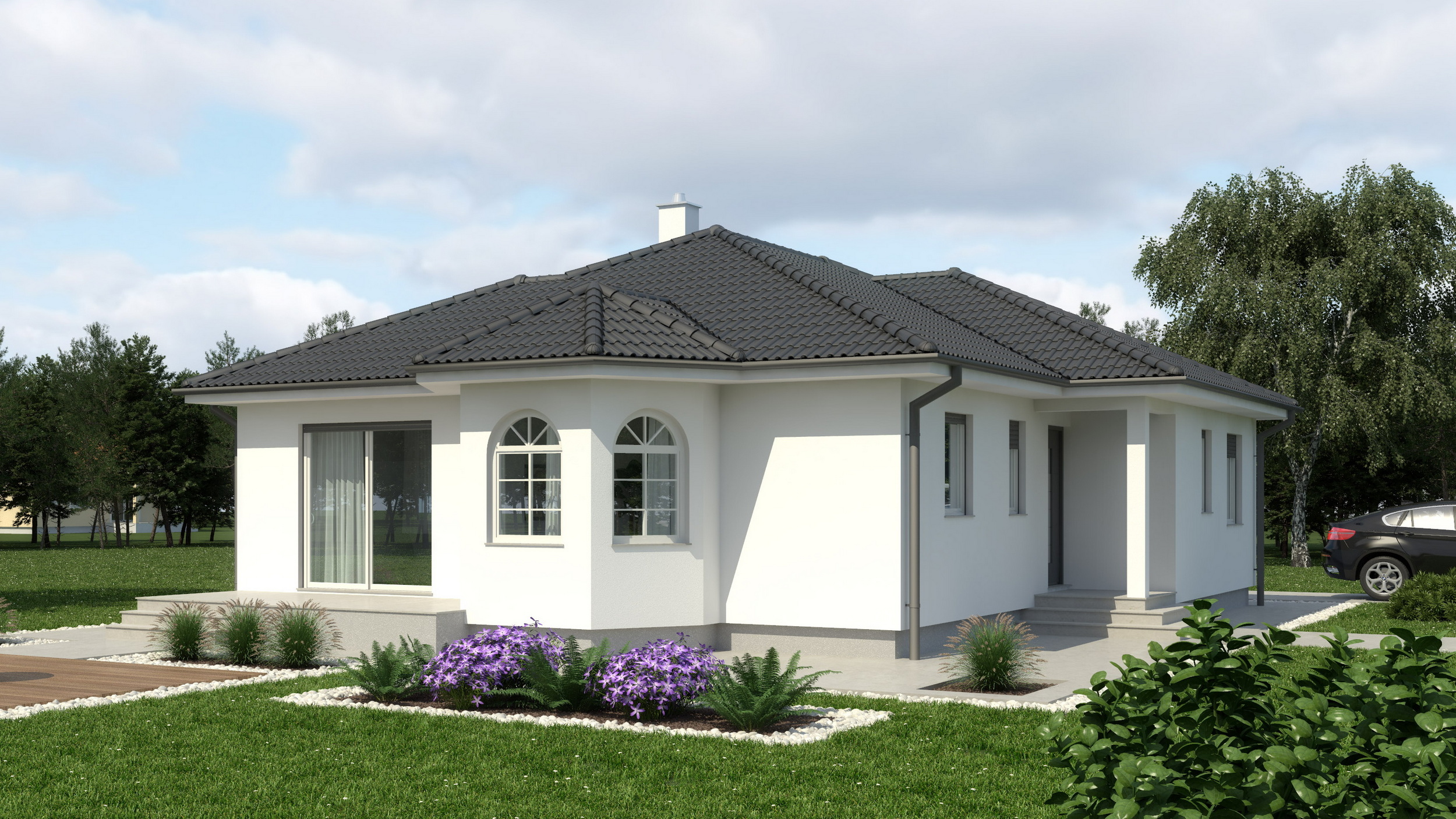 Prefab house Larisa – bungalow, 113 m²