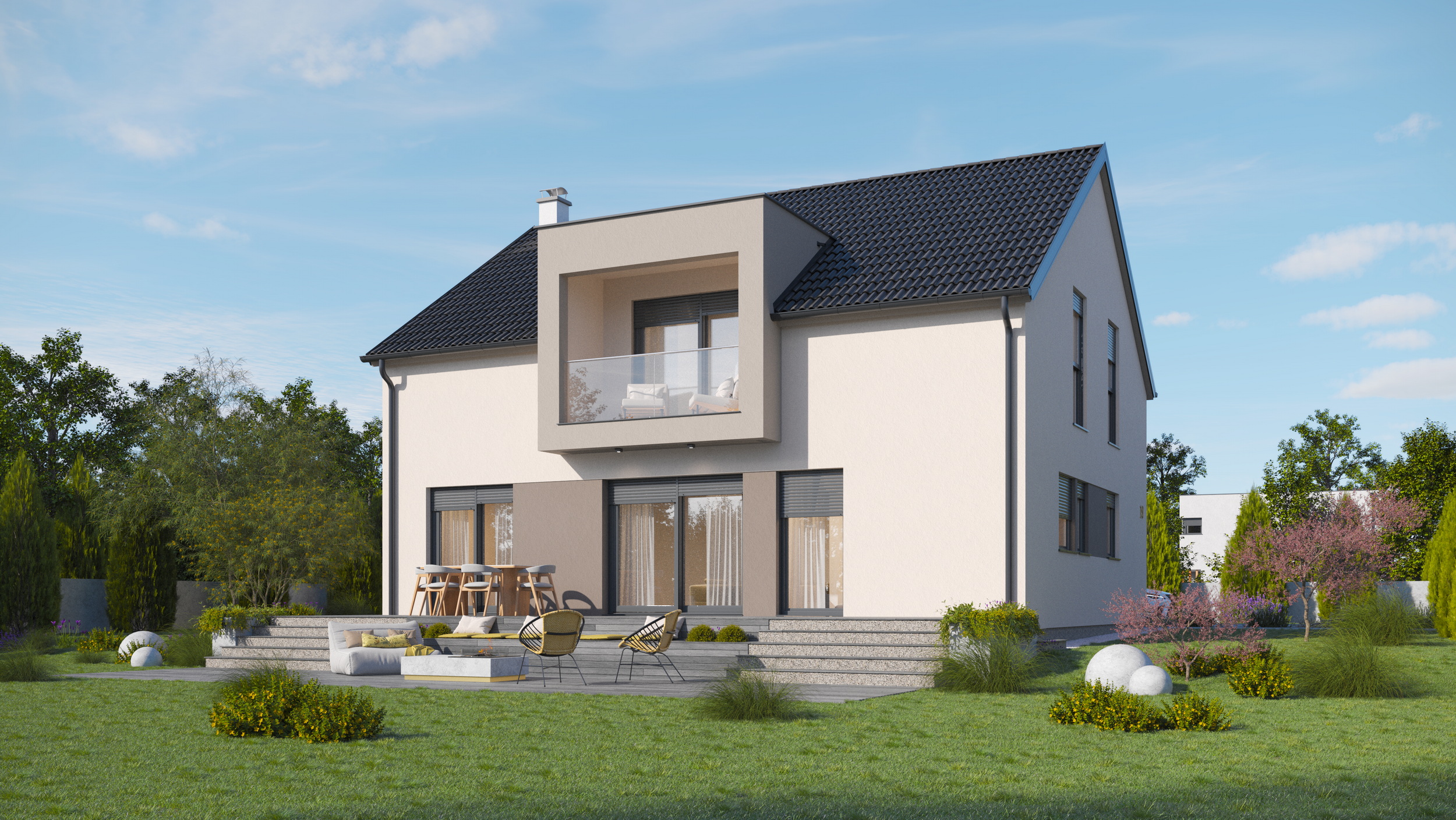 Prefab house Laura – with attic, 176 m²