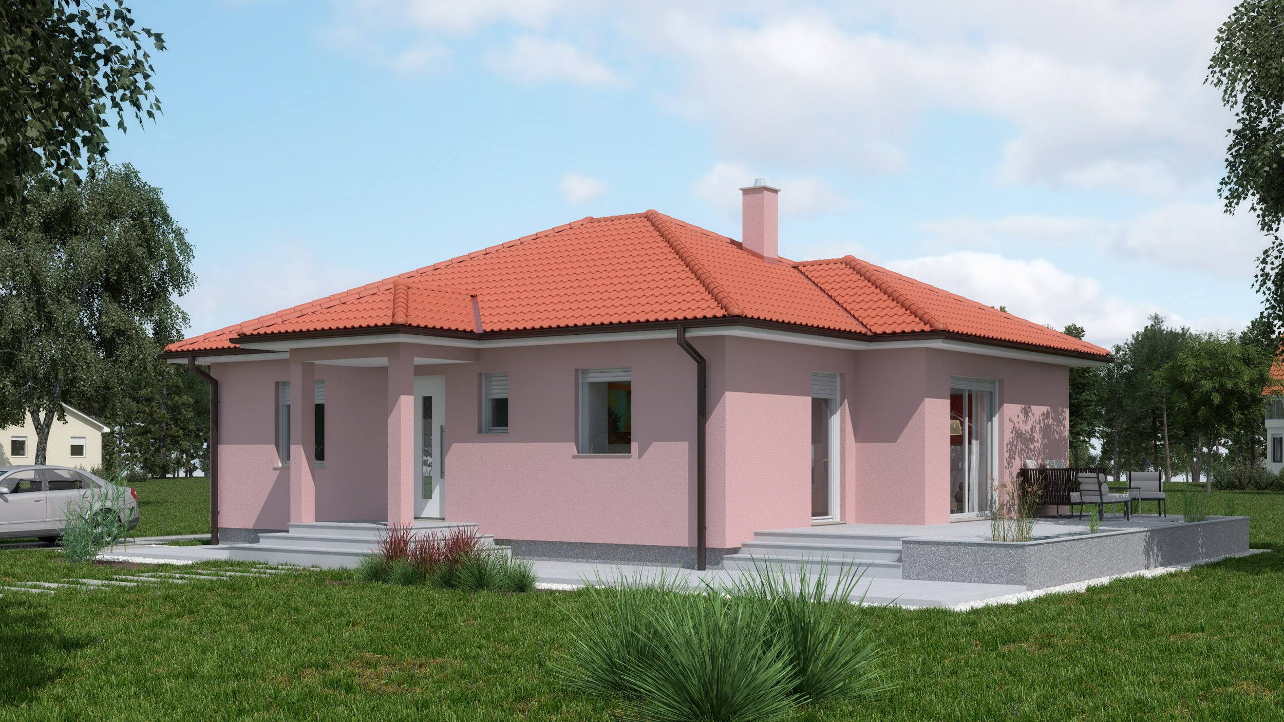 Prefab house Nataly – bungalow, 89 m²