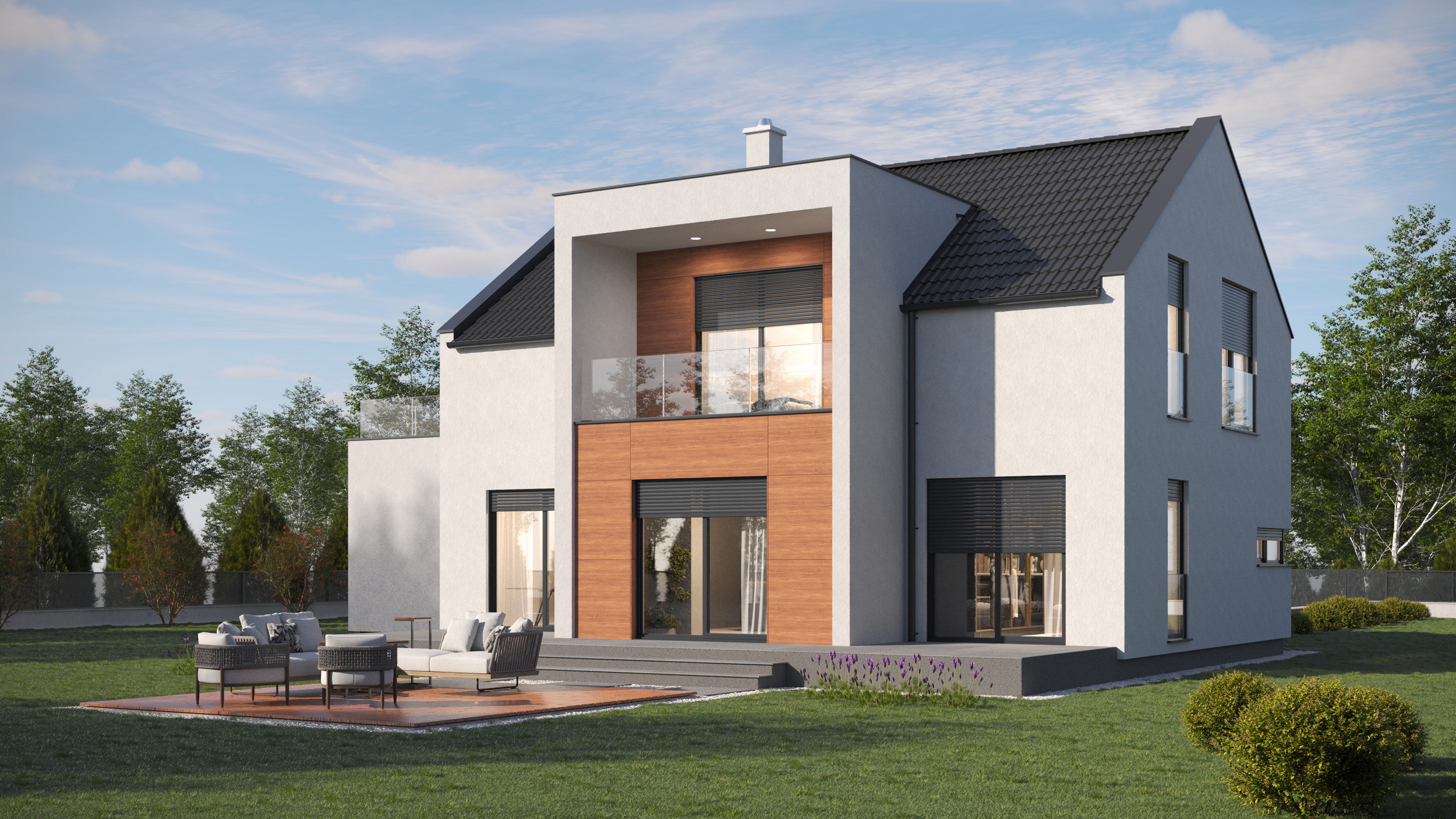 Prefab house Patricia – with attic, 184 m²