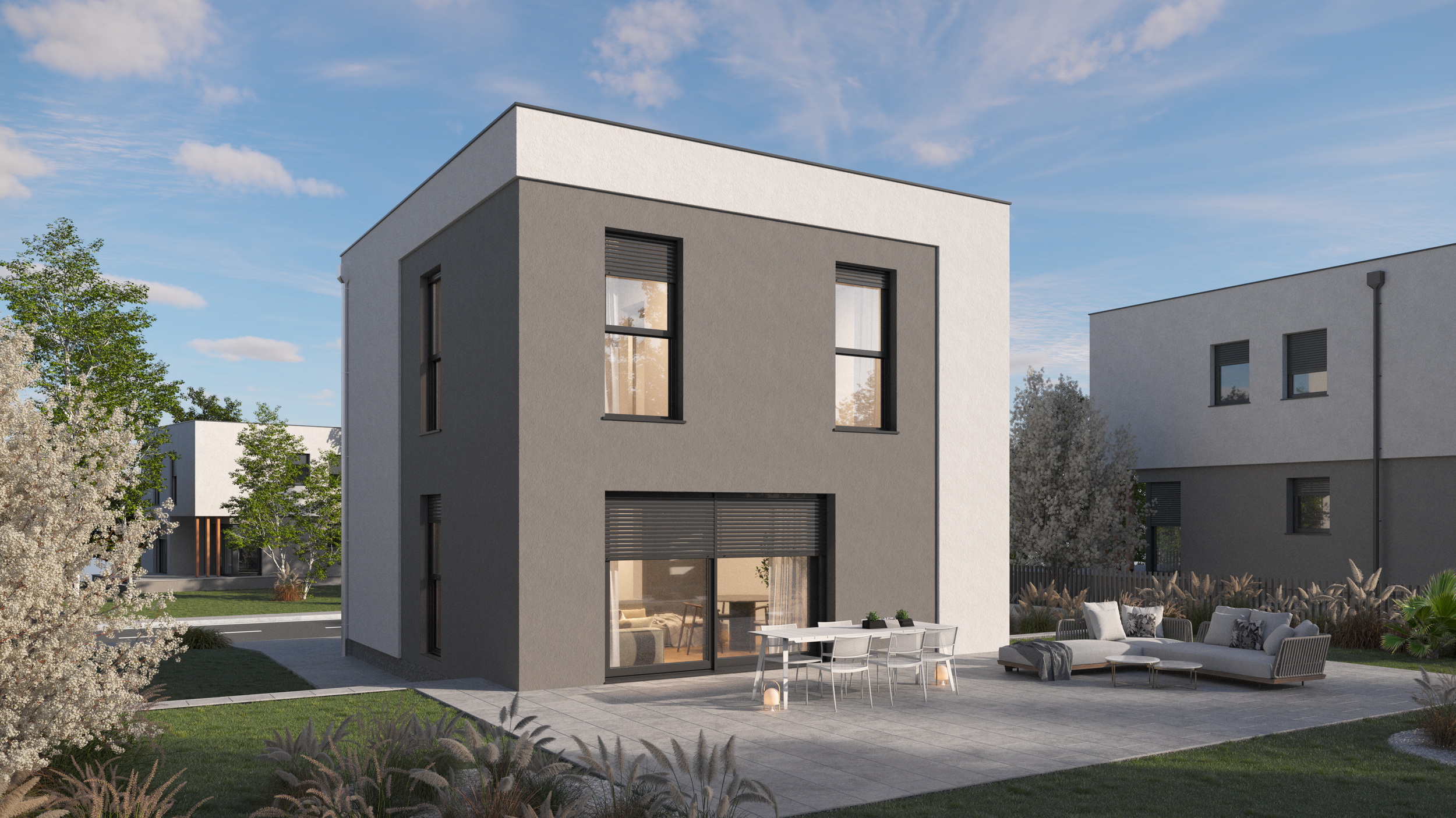 Prefab house Vita – two-story house, 99 m²
