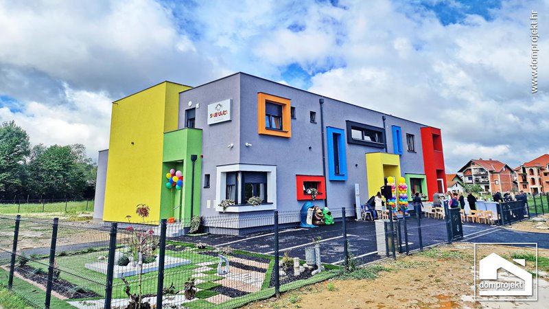 Modern prefab kindergarten in Ludbreg