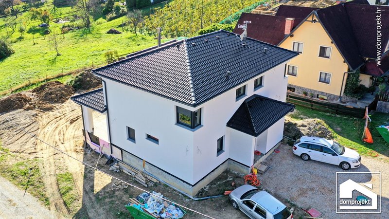 High-quality two-storey prefab house in Brdovec