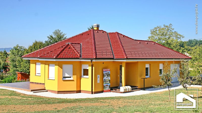 Modern prefab bungalow in Križevci
