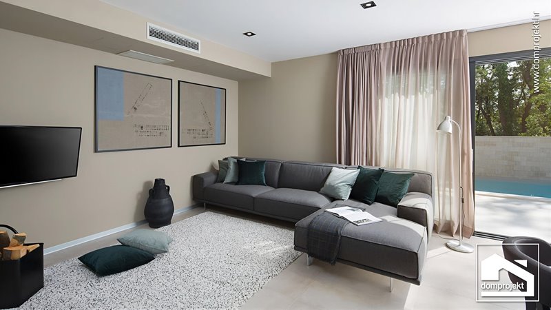 Contemporary prefab house with pool in Umag