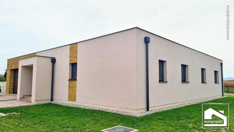 Modern prefab bungalow in Varaždin