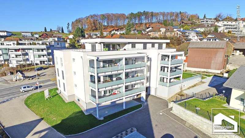 High-quality prefab apartment building in Pfaffnau