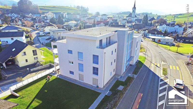Contemporary prefab residential building in Pfaffnau