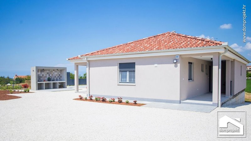 Contemporary prefab bungalow in Burići