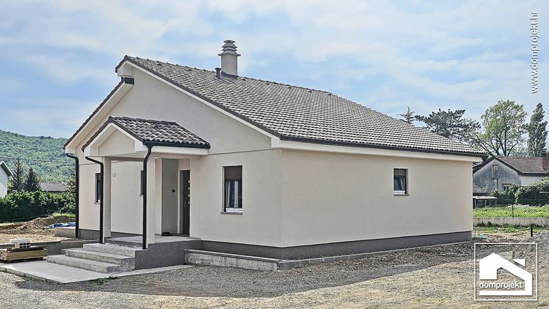 Modern prefab house in Dražice