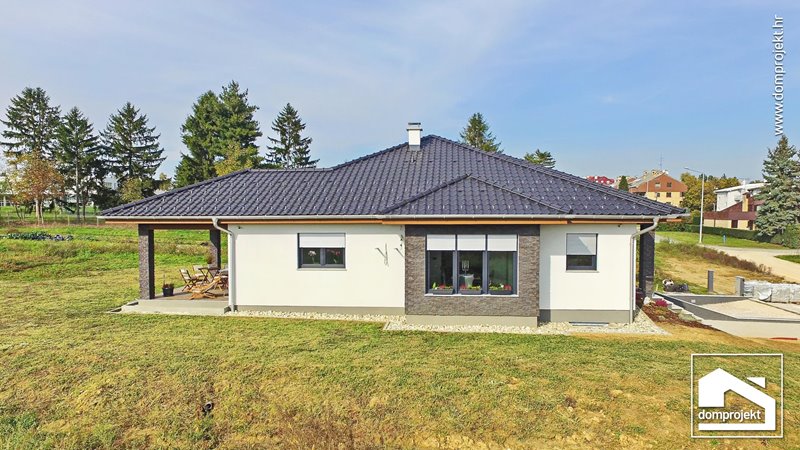 Energy-efficient prefab bungalow in Križevci