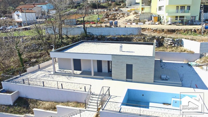 Contemporary prefab bungalow in Poljane