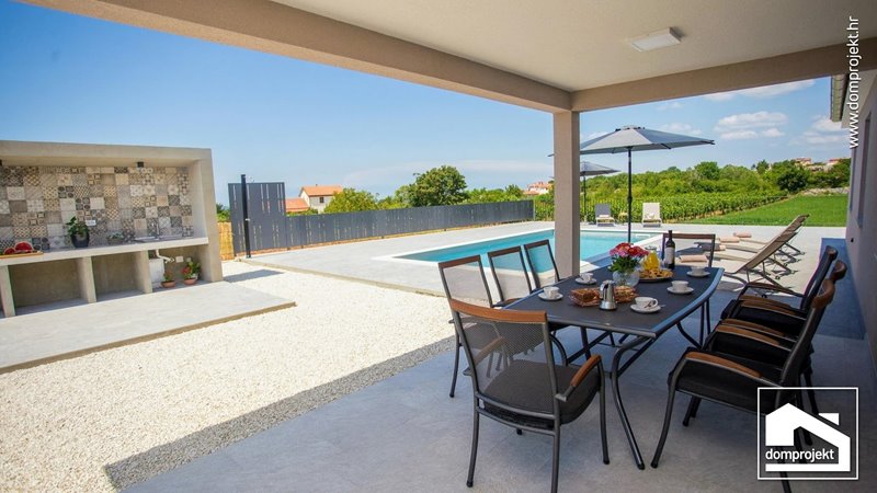 Contemporary prefab house in Burići