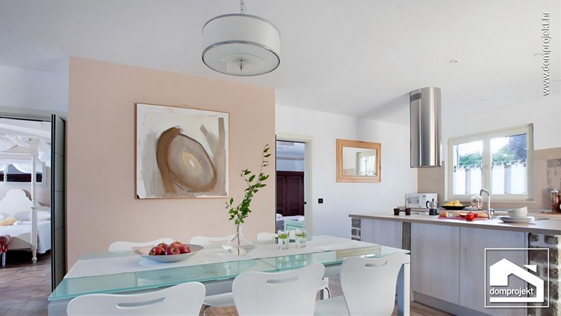 High-quality prefab house with pool in Grožnjan