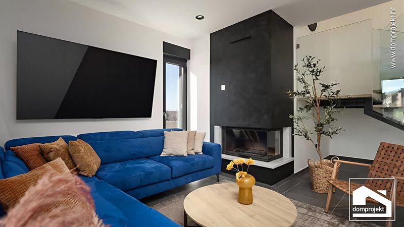 Energy-efficient prefab house with pool in Labin