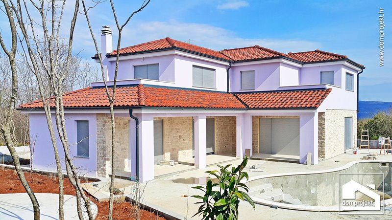 Modern prefab house in Belavići
