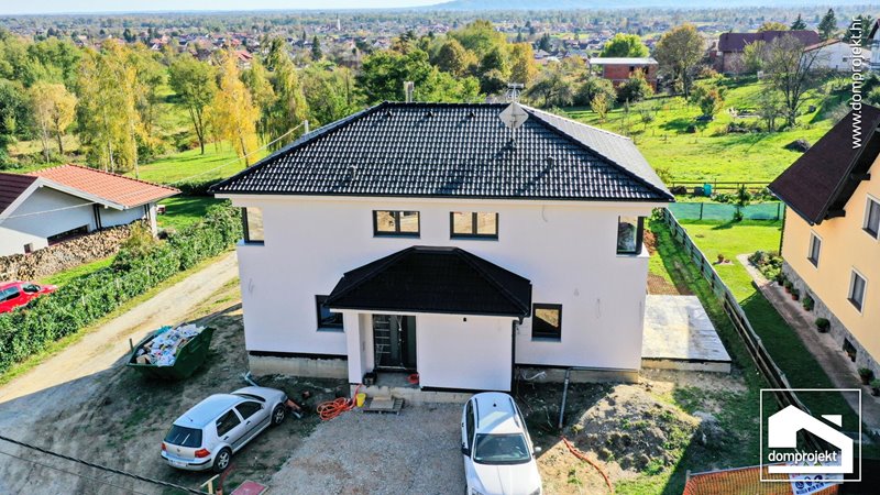 Family two-storey prefab house in Brdovec