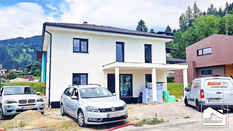 Modern prefab house in Eben im Pongau