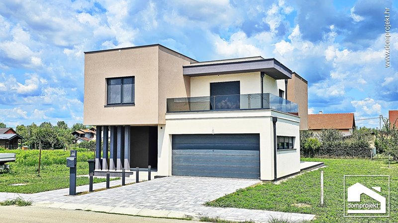 Modern prefab house in Sisak
