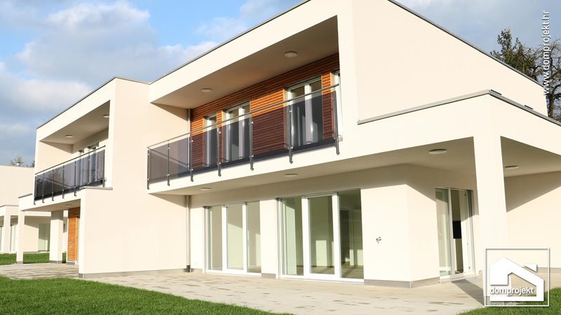 Family two-storey prefab house in Triengen