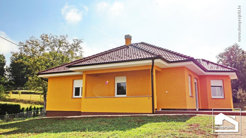 Energy-efficient prefab bungalow in Križevci
