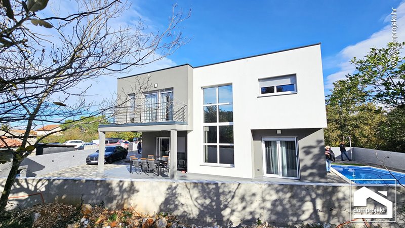 Prefab house with pool in Bilice