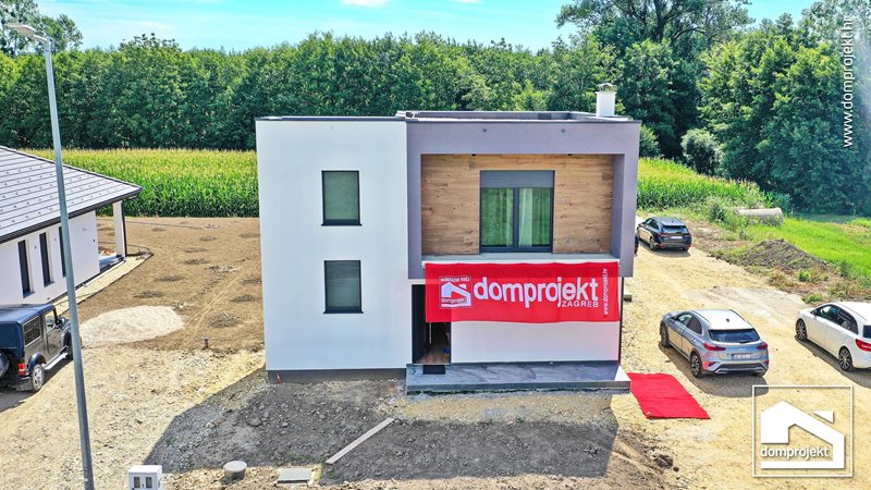 Modern two-storey prefab house in Donji Kraljevec