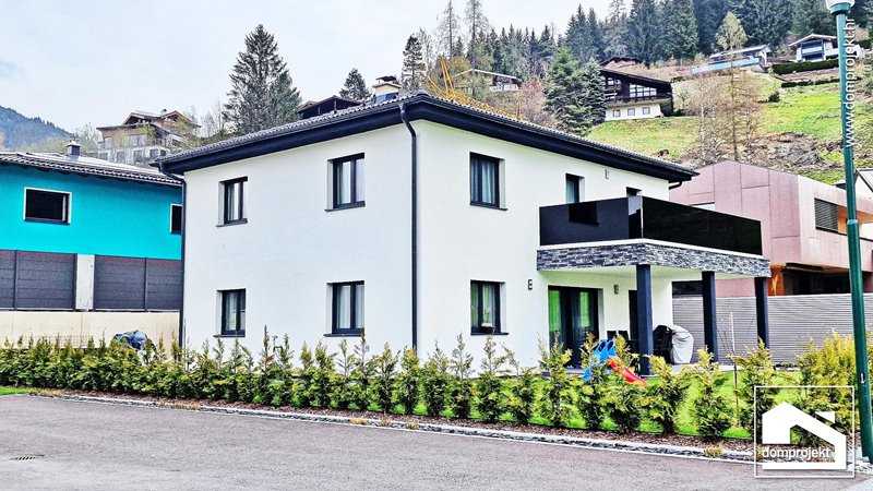 Modern two-storey prefab house in Eben im Pongau