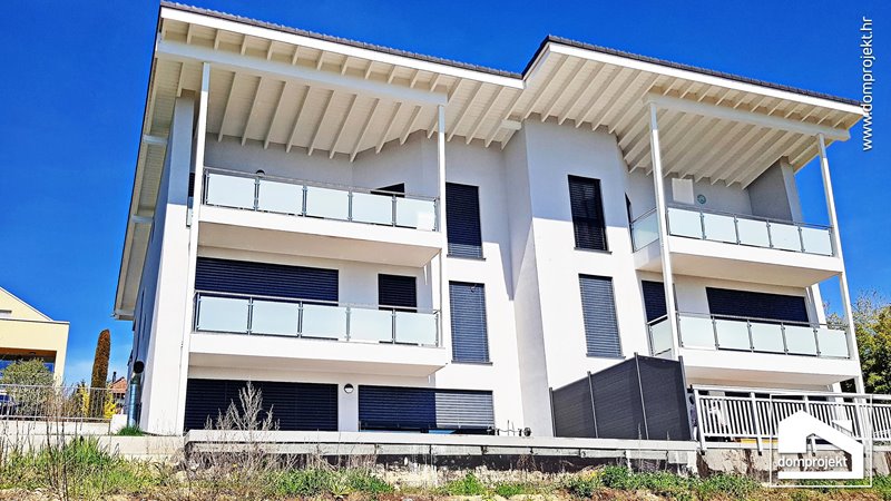 Modern two-storey prefab house in Grandson