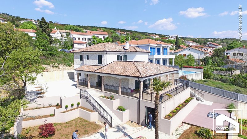 Modern two-storey prefab house in Kostrena Sveta Lucija