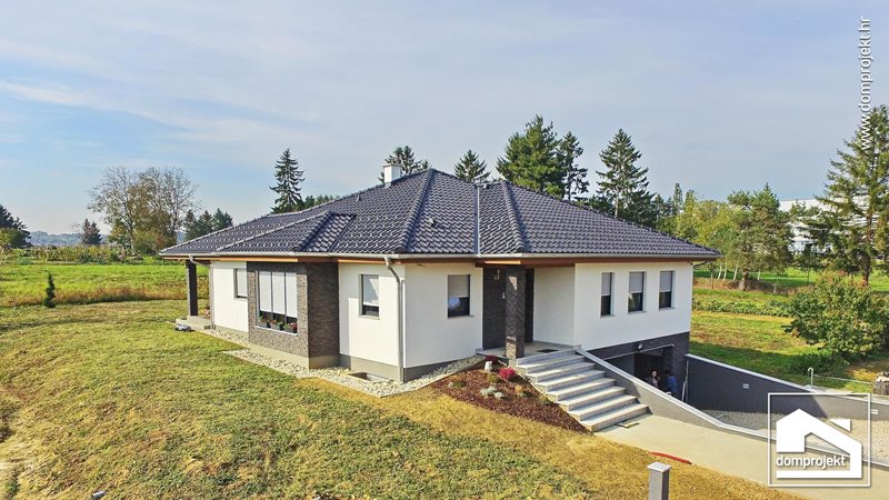 Modern prefab bungalow in Križevci