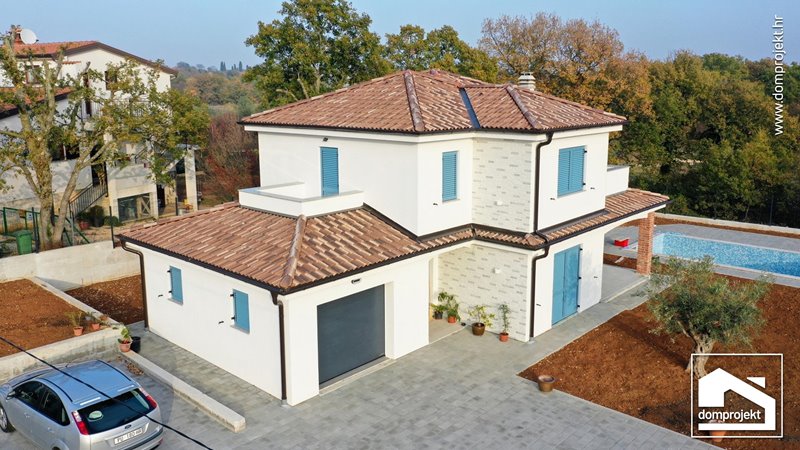 Prefab house with pool in Mušalež