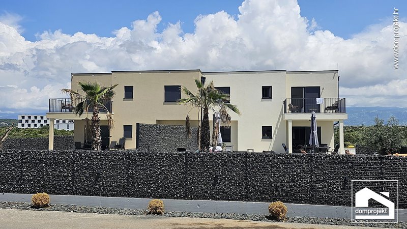 Modern two-storey prefab house in Novalja