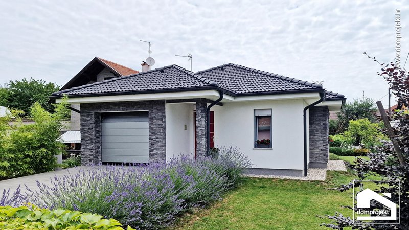Modern prefab bungalow in Samobor