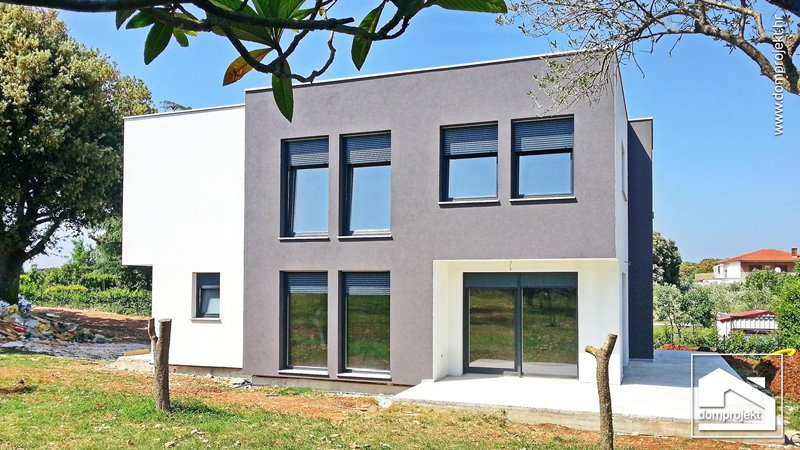 Modern two-storey prefab house in Štinjan