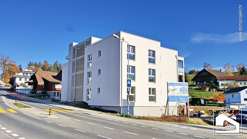 Prefab multi-family building in Pfaffnau