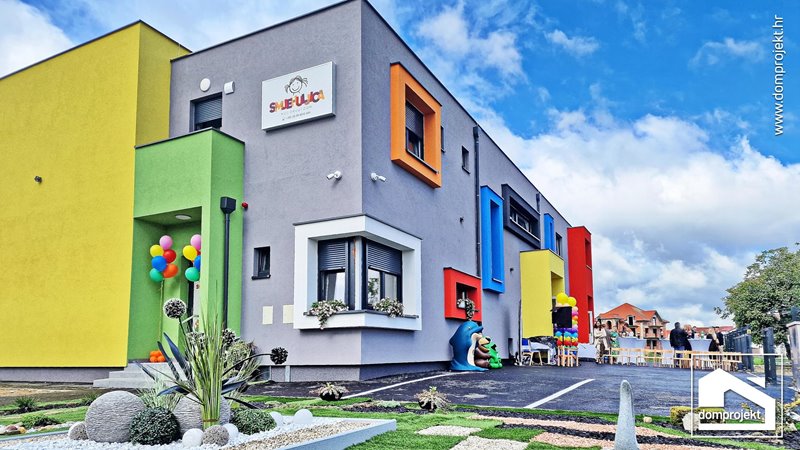 Modern prefabricated kindergarten in Ludbreg