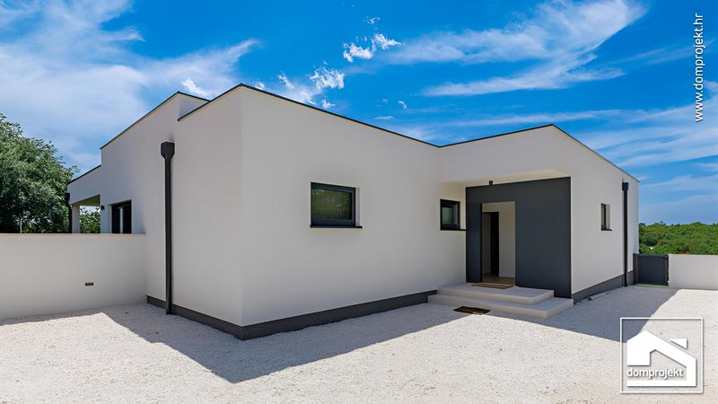 Modern prefab house with pool in Bale