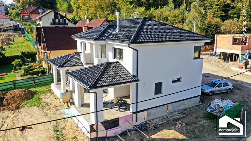 Contemporary prefab house in Brdovec
